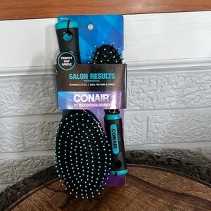 COPY - Conair Professional Full & Mid Size Nylon Cushion Detangle Style Brush 2…
